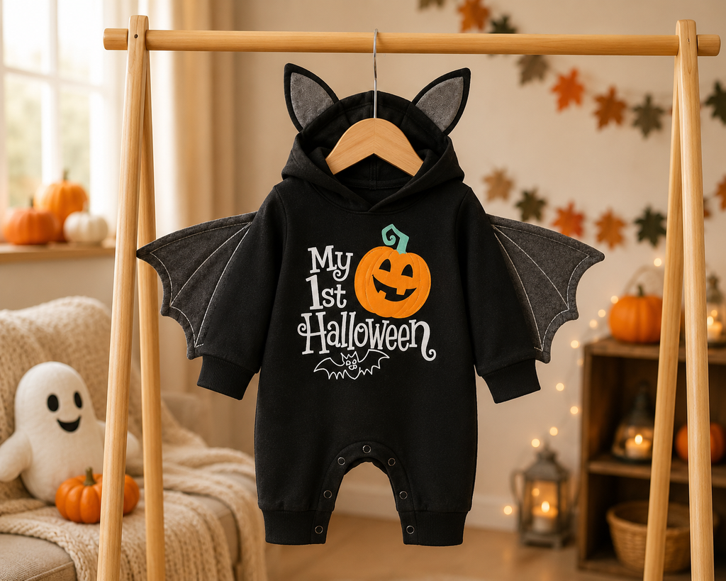 Combinaison Halloween, Squelette ou Ma 1ère Halloween, bébé & enfant