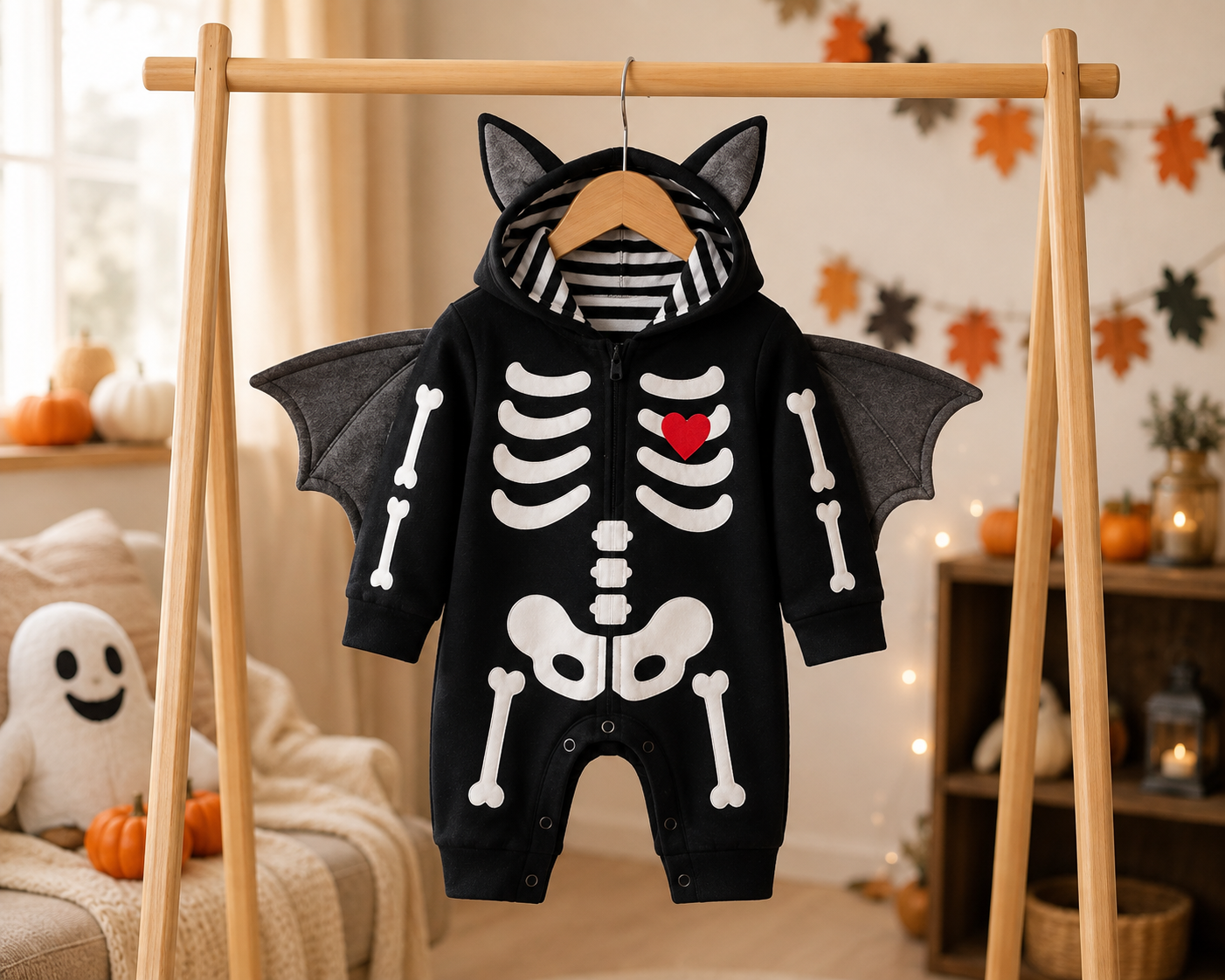 Combinaison Halloween, Squelette ou Ma 1ère Halloween, bébé & enfant